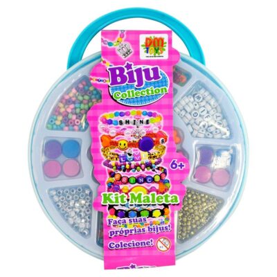 BIJU COLLECTION KIT MALETA CORES SORT DMT6314 - DM TOYS